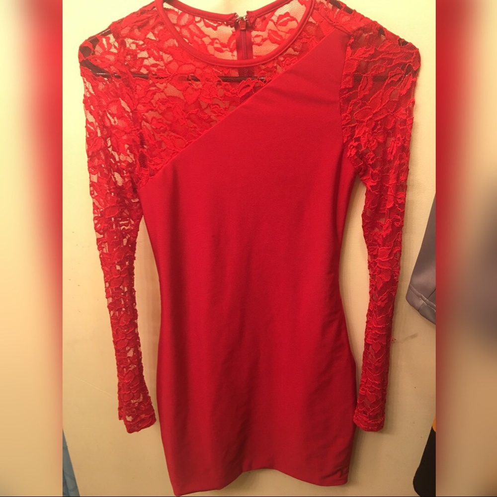 Atria long sleeve dress